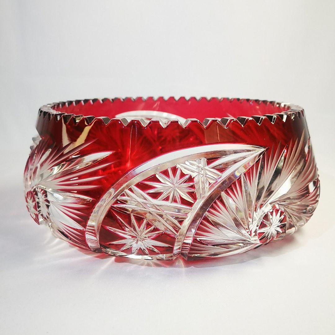 【LAUSITZER GLAS】ラウジッツァー 切子鉢 ボウル ハンドカット