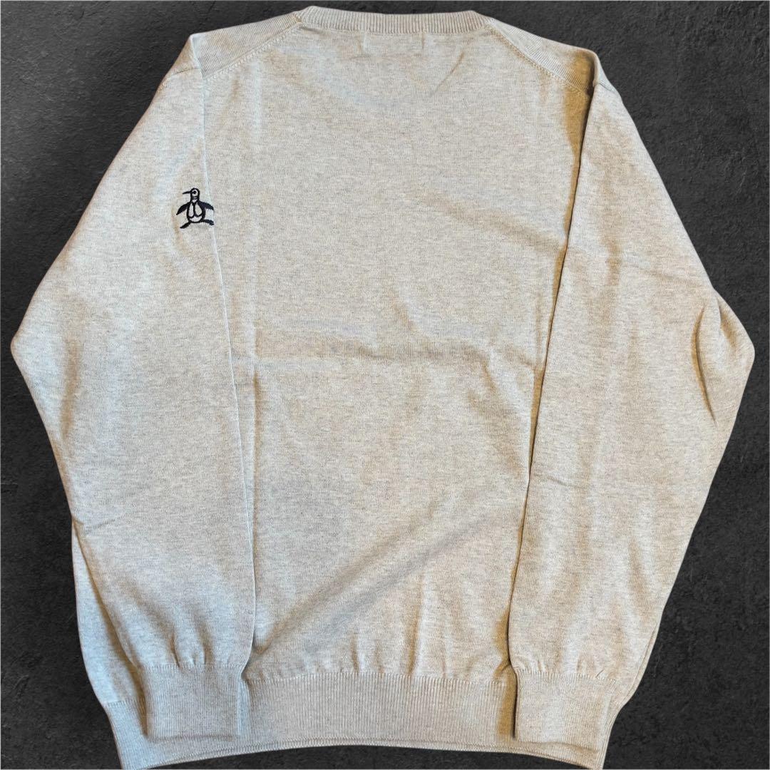 【未使用品】マンシングウェア グランドスラム　XL ニットセーター グレー 刺繍