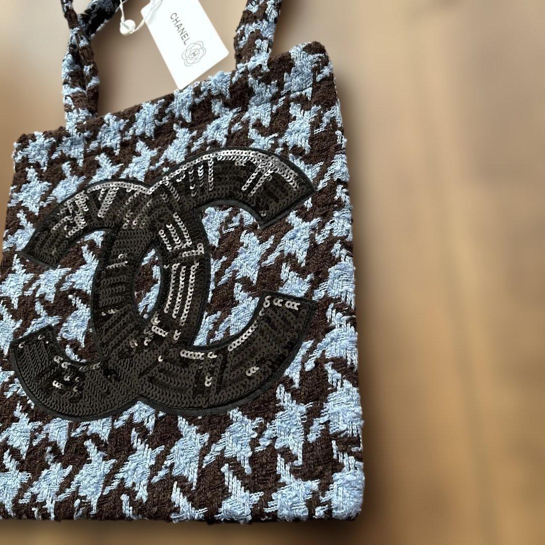 CHANELツイードトートバッグ