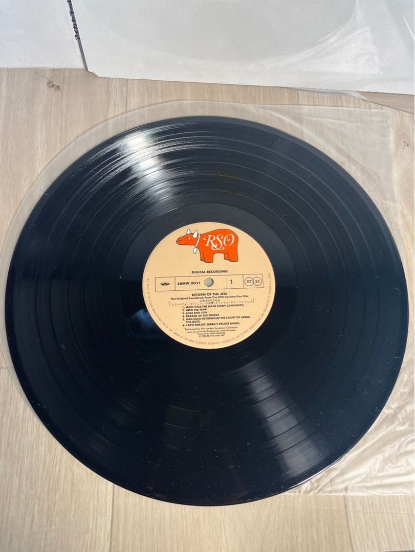 スターウォーズ ジェダイの復讐 LP 日本盤 帯付 サントラ　昭和レトロ　当時物