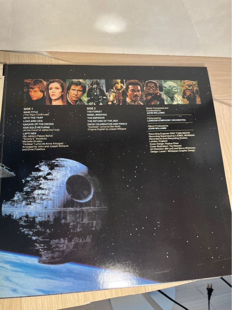 スターウォーズ ジェダイの復讐 LP 日本盤 帯付 サントラ　昭和レトロ　当時物