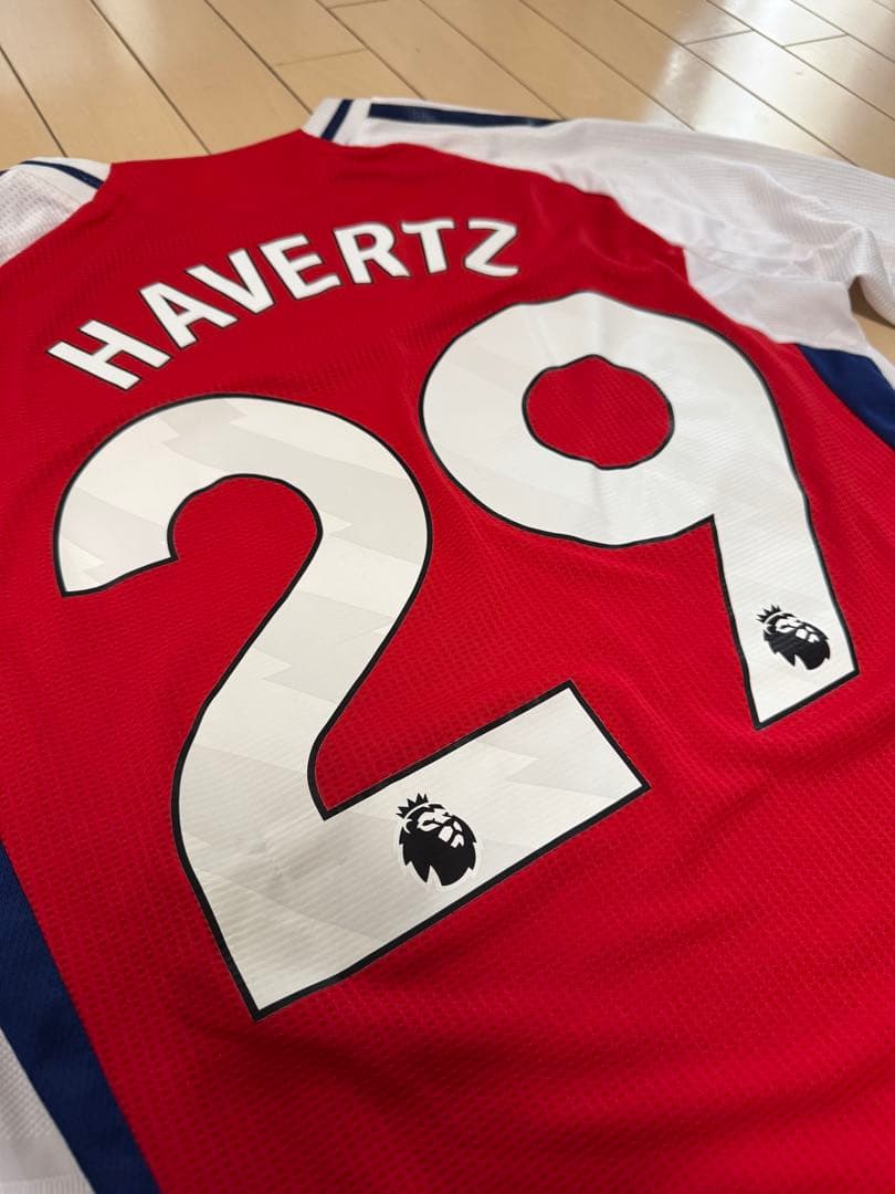 アーセナル 24/25 ユニフォーム(No.29 ハヴァーツ/長袖/Lサイズ)