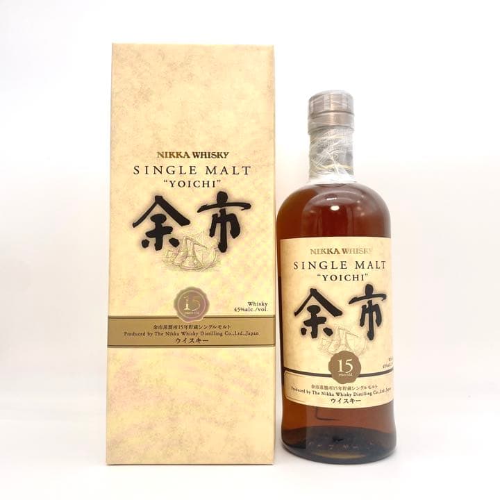 【新品、超希少品】◇ニッカ◇余市15年 シングルモルト