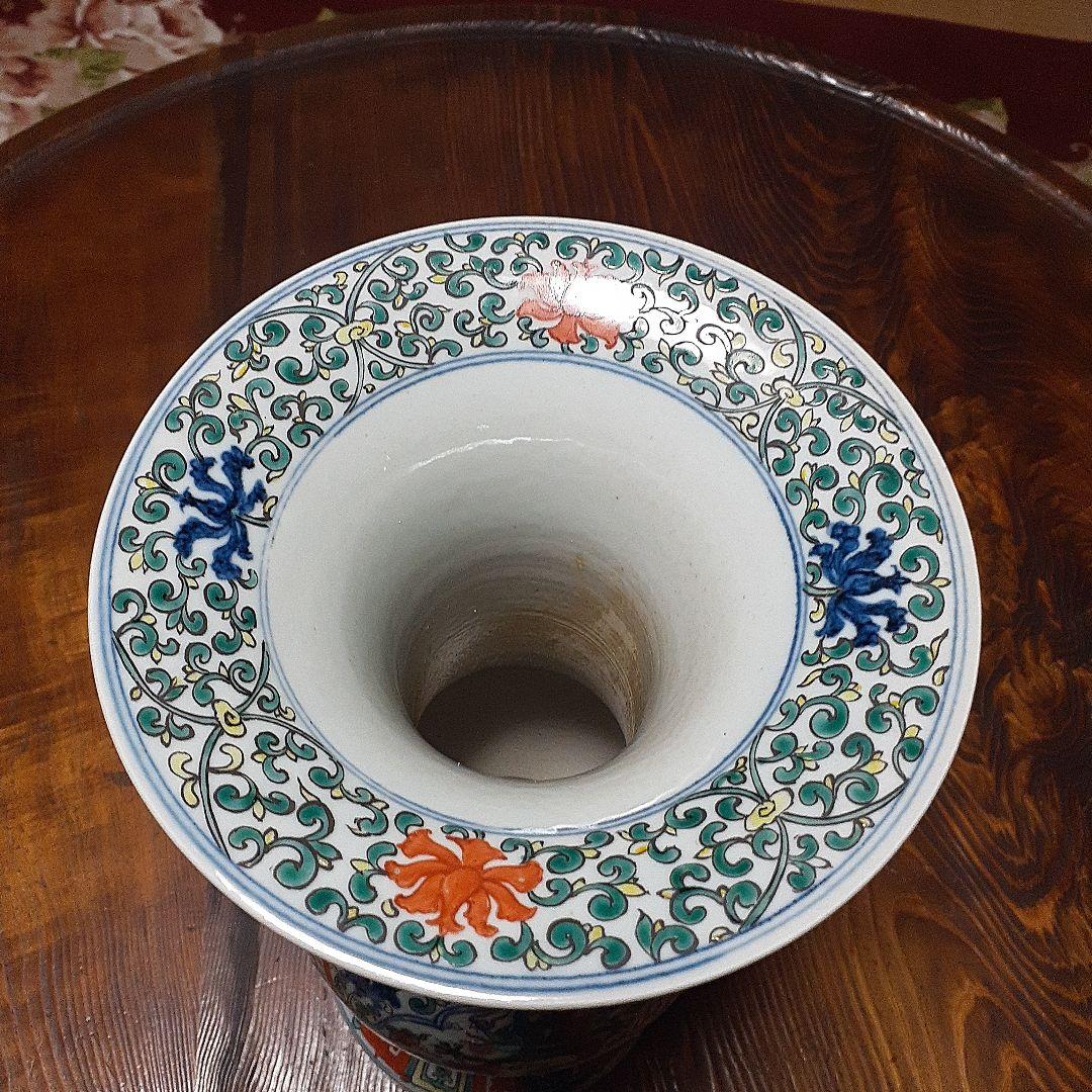 中国大明万暦年製尊形大花瓶