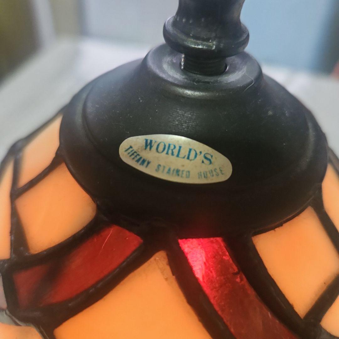 アンティーク　ティファニーステンドランプグラス