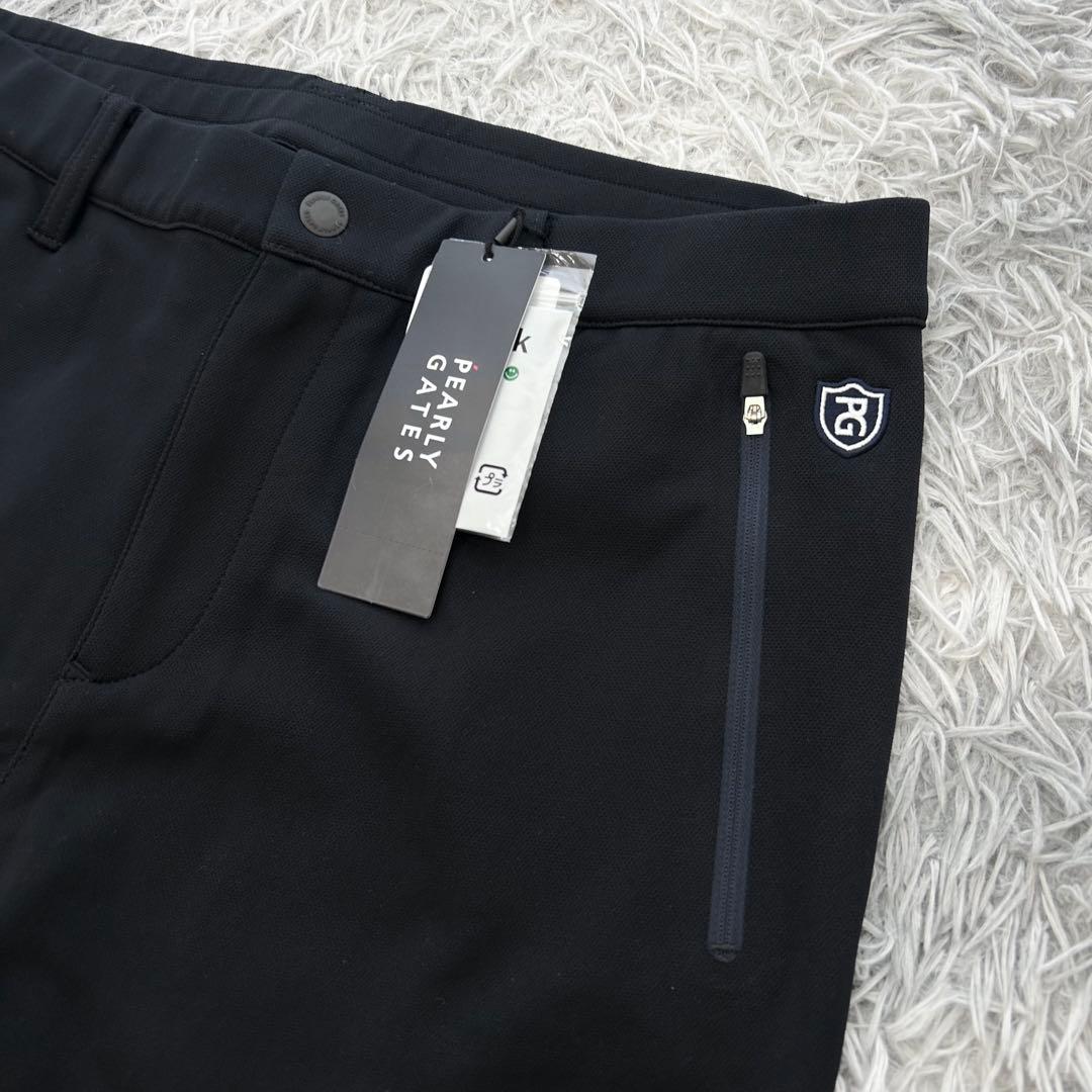 新品　パーリーゲイツ　パンツ　ストレッチ　テーパード　ネイビー　サイズ6