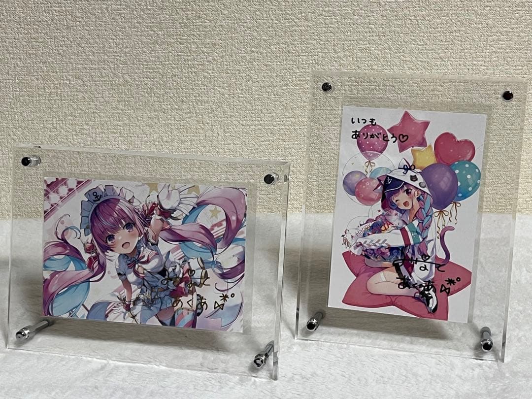 湊あくあ ポストカードセット【数量限定直筆サイン入り多数あり】