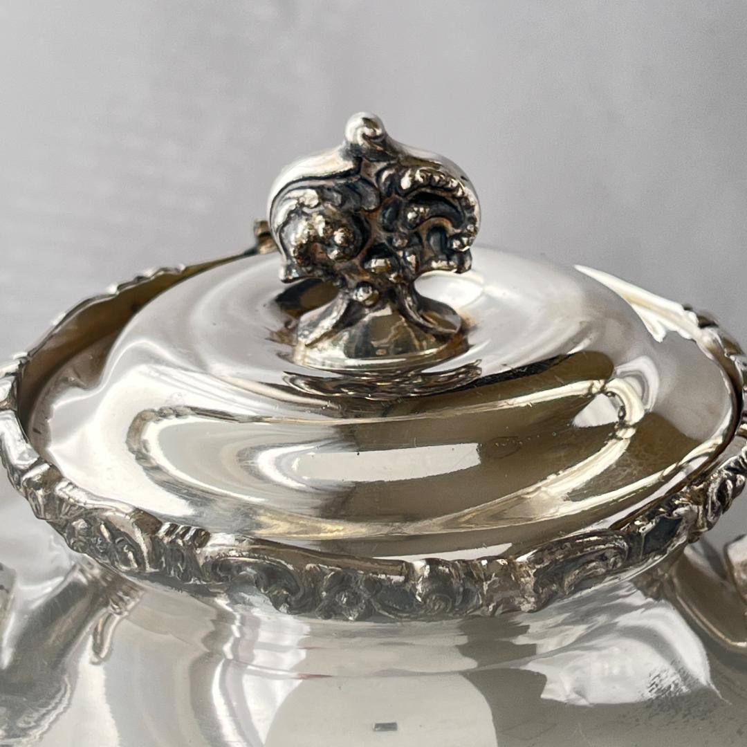 ティーケトル スタンド / バナー【シルバープレート】華麗！！