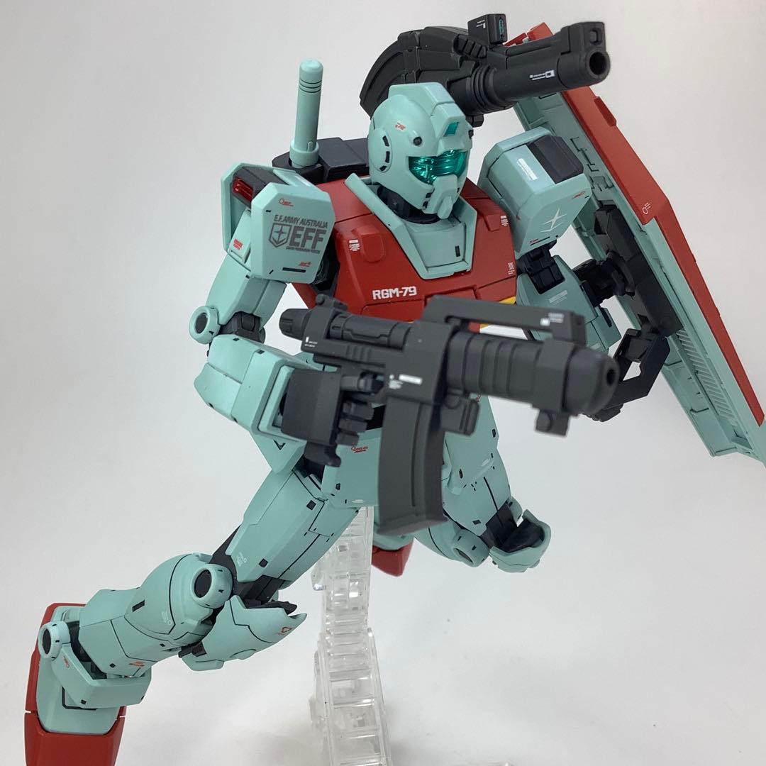 HG RGM-79 ジム【ショルダーキャノン装備/ミサイルポッド装備】