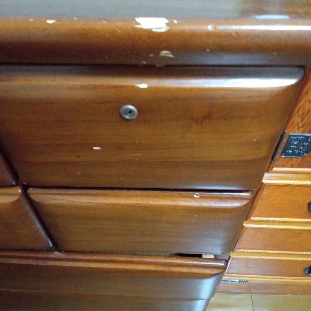 木製ブラウンタンス 5引き出し