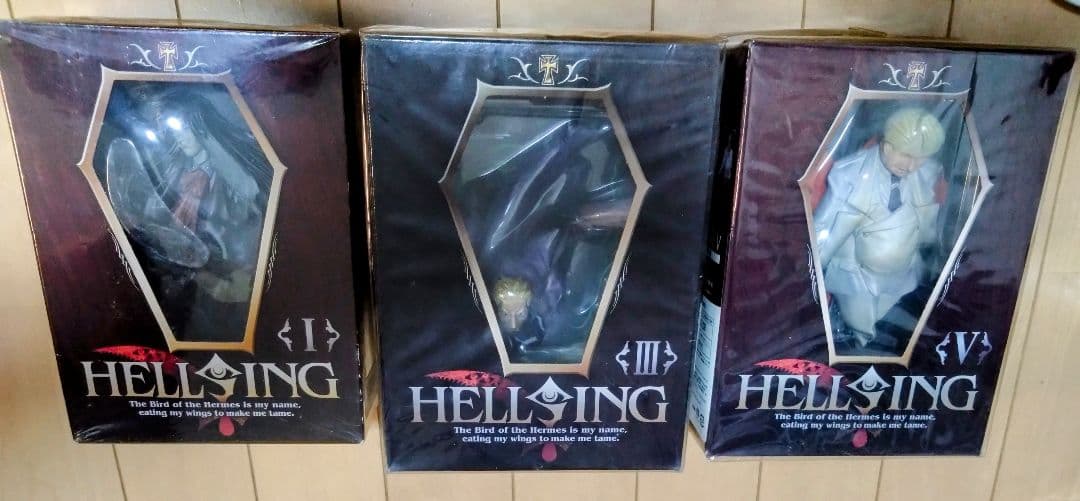 ヘルシングOVA DVD(Ⅰ〜Ⅵ)初回特典 アーカード、少佐、アンデルセン