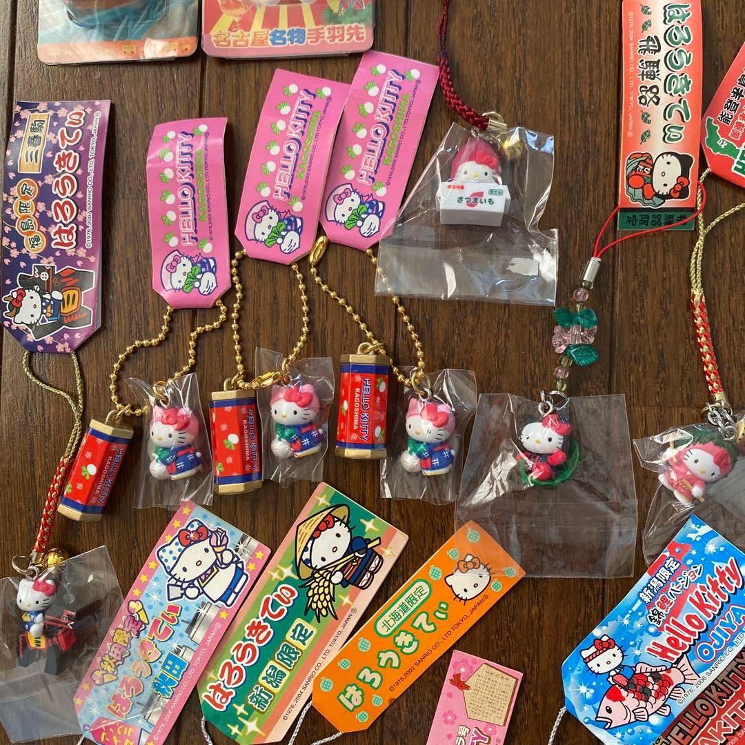 ハローキティ　ストラップ　ご当地　根付け　68点まとめ売り