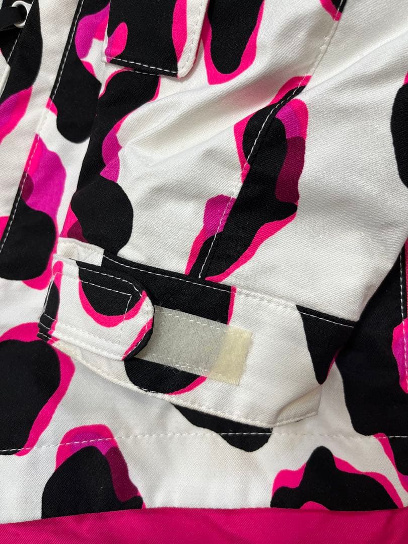 【上下セット】ESTIVO ヒョウ柄 レオパード柄 スノーボードウェア L