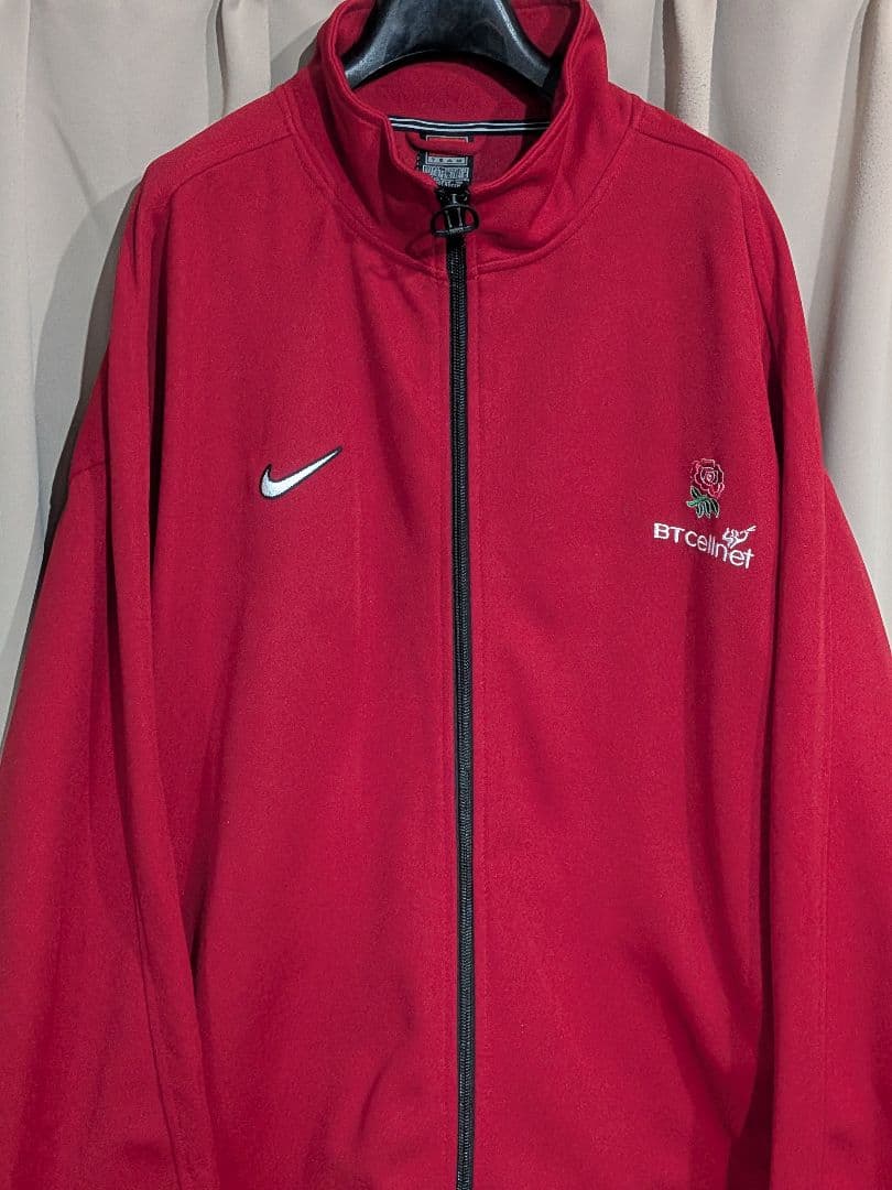 90s NIKE ラグビー イングランド代表 ジャージ トラックジャケット XL