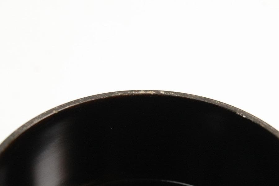 茶道具 塗師 石斎 中次棗 裏千家 淡々斎 書付(K-YC556)