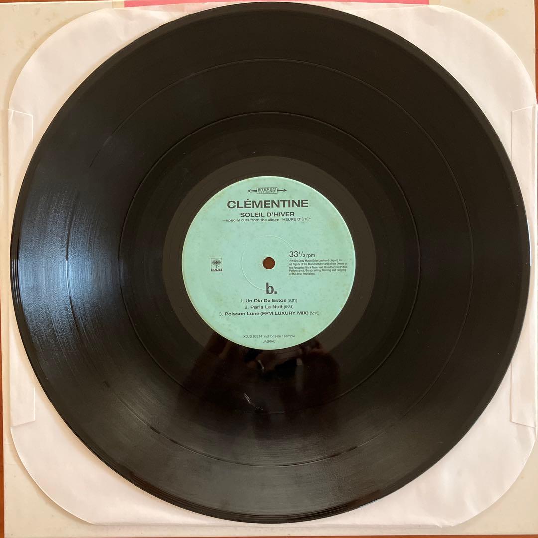 クレモンティーヌ Soleil D'hiver プロモ盤レコード
