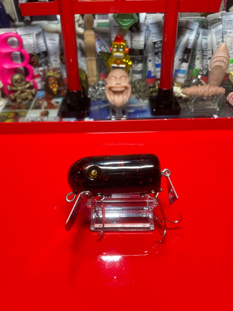 サーフェイスジョー　表層暴鮫　漆塗り　宝物ルアー　ノイジー