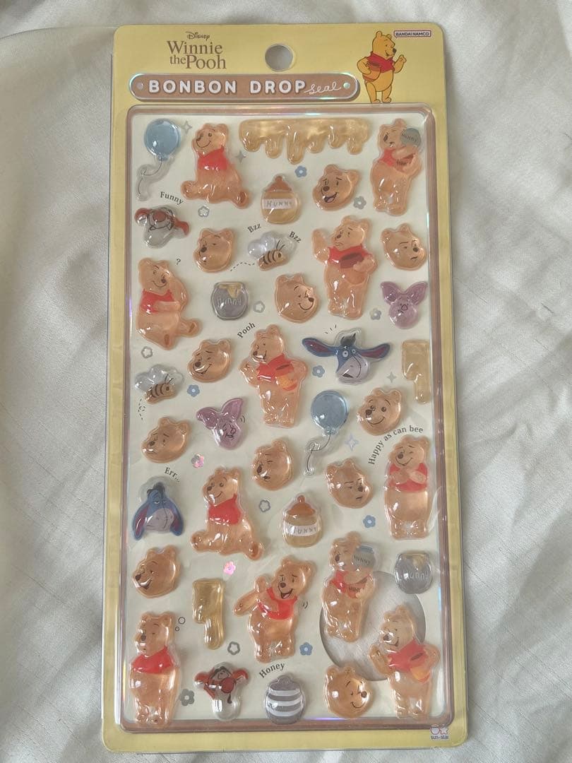 【国内正規品・早い者勝ち】ディズニー ボンボンドロップシール 8枚セット
