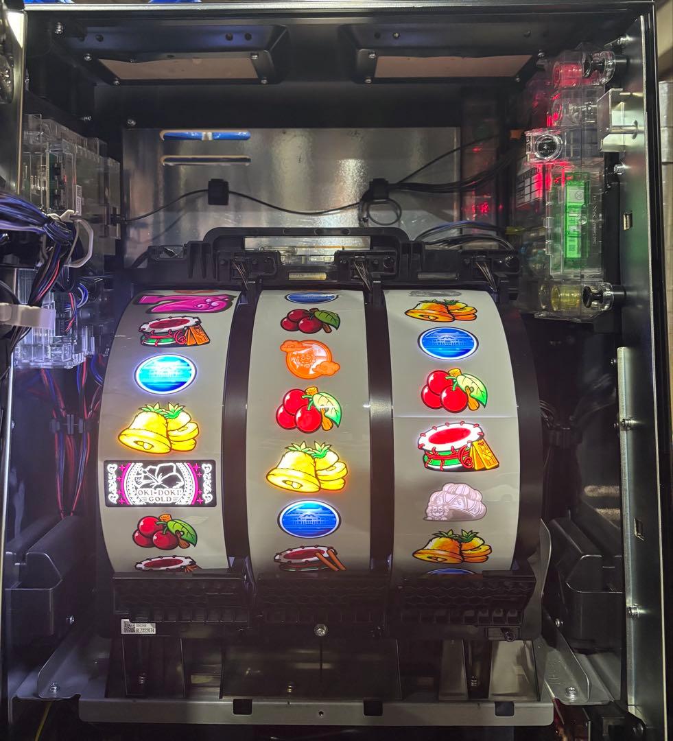 【★ランブル★❗️】パチスロ実機【沖ドキGOLD】不要機