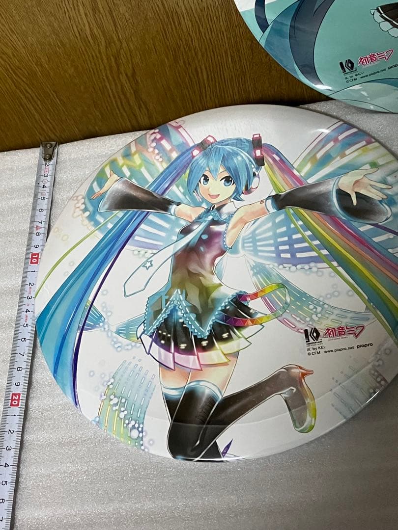 初音ミク 10th ビッグ缶プレート 缶バッジ 2種セット