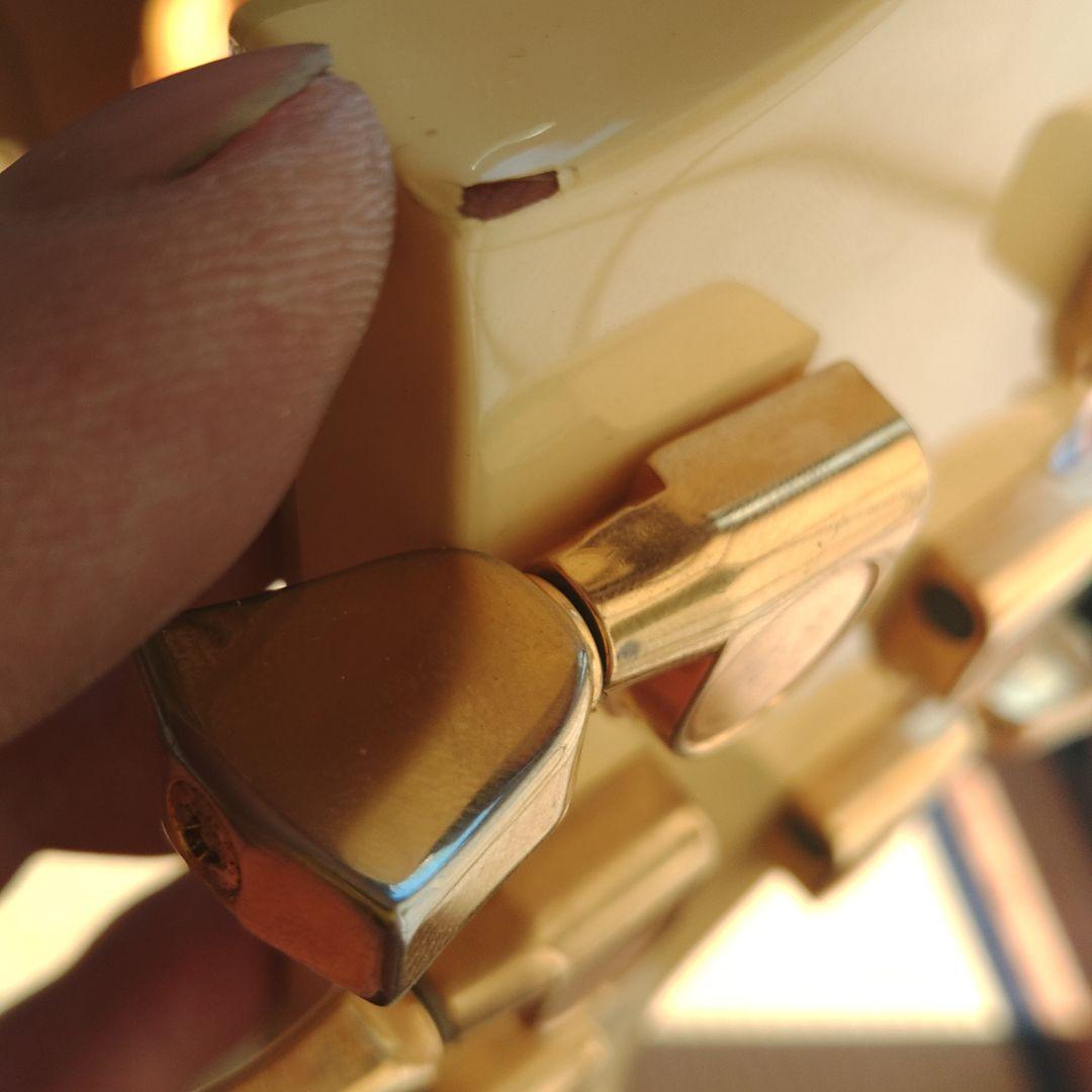 BUSKERsレスポールカスタムタイプ　カラークリーム