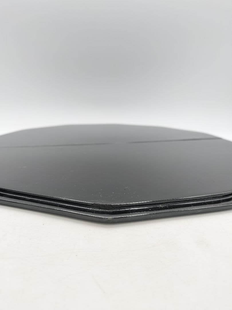 c152 平水指 義山 ガラス12角 十二角　茶道具 古物