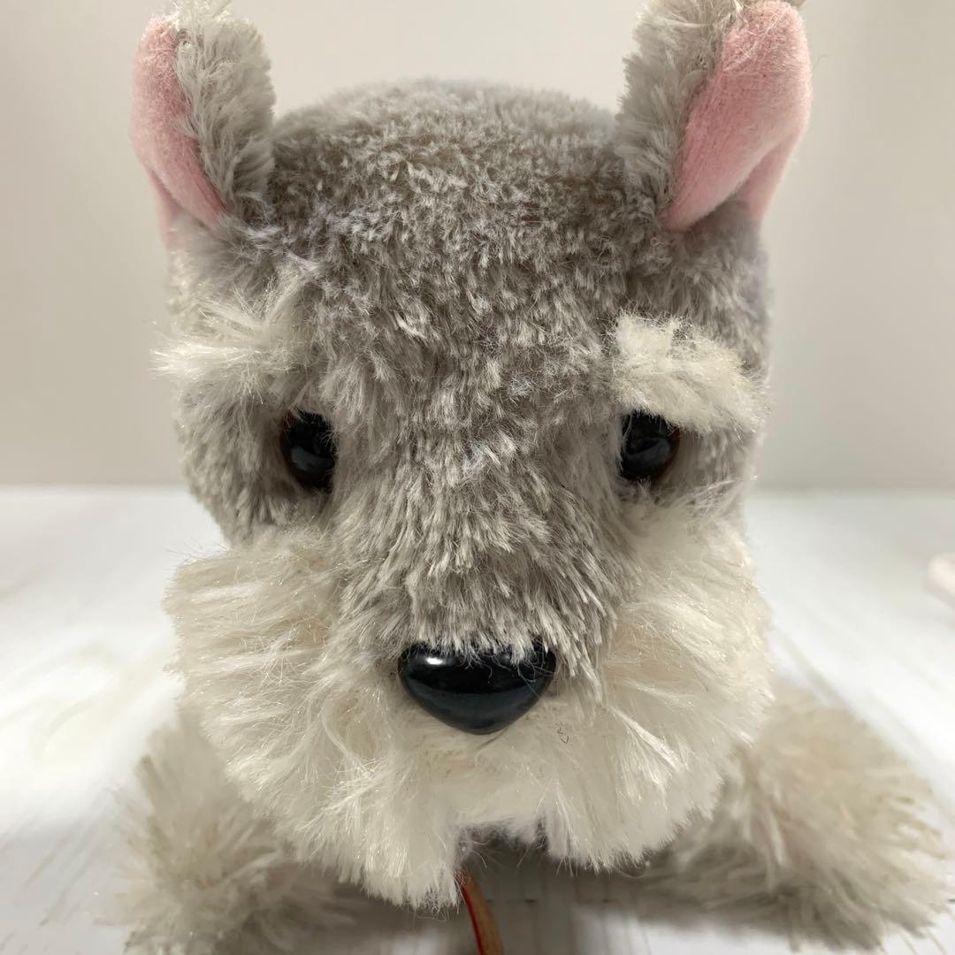 Y☆ 昭和レトロ　テリア　犬　ぬいぐるみ　アルファ　シュナウザー
