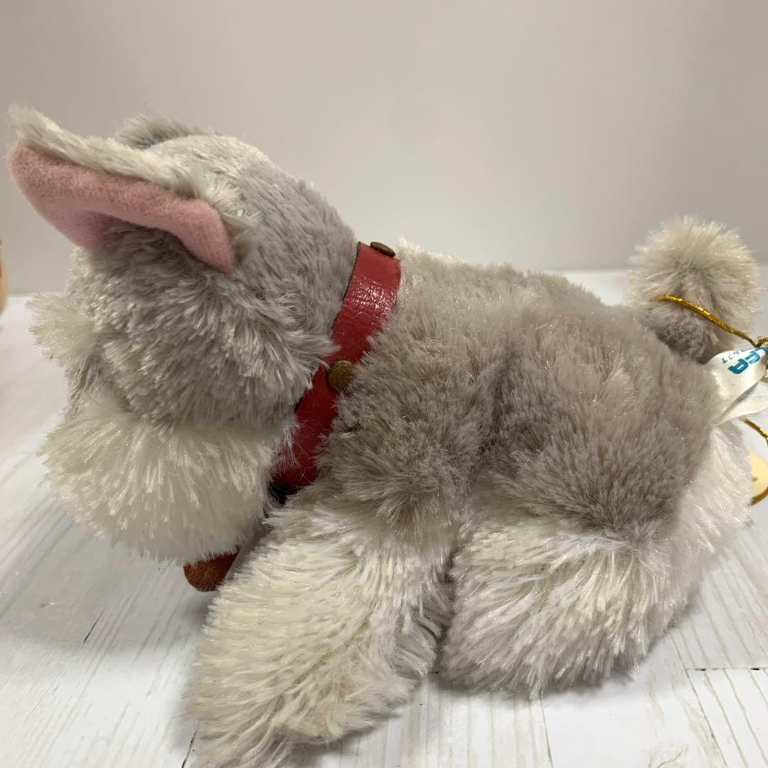 Y☆ 昭和レトロ　テリア　犬　ぬいぐるみ　アルファ　シュナウザー