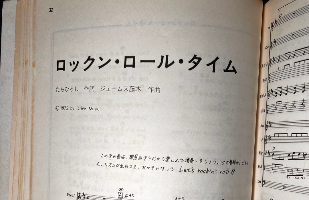 【希少】COOLS バンドスコア TAB②