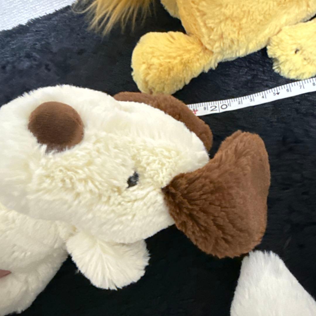 ジェリーキャット ぬいぐるみ 4匹セット ライオン ウサギ イヌ ゾウ