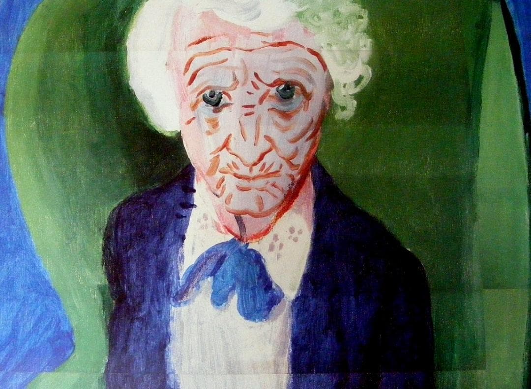 David Hockney My mother Bridlington ポスター