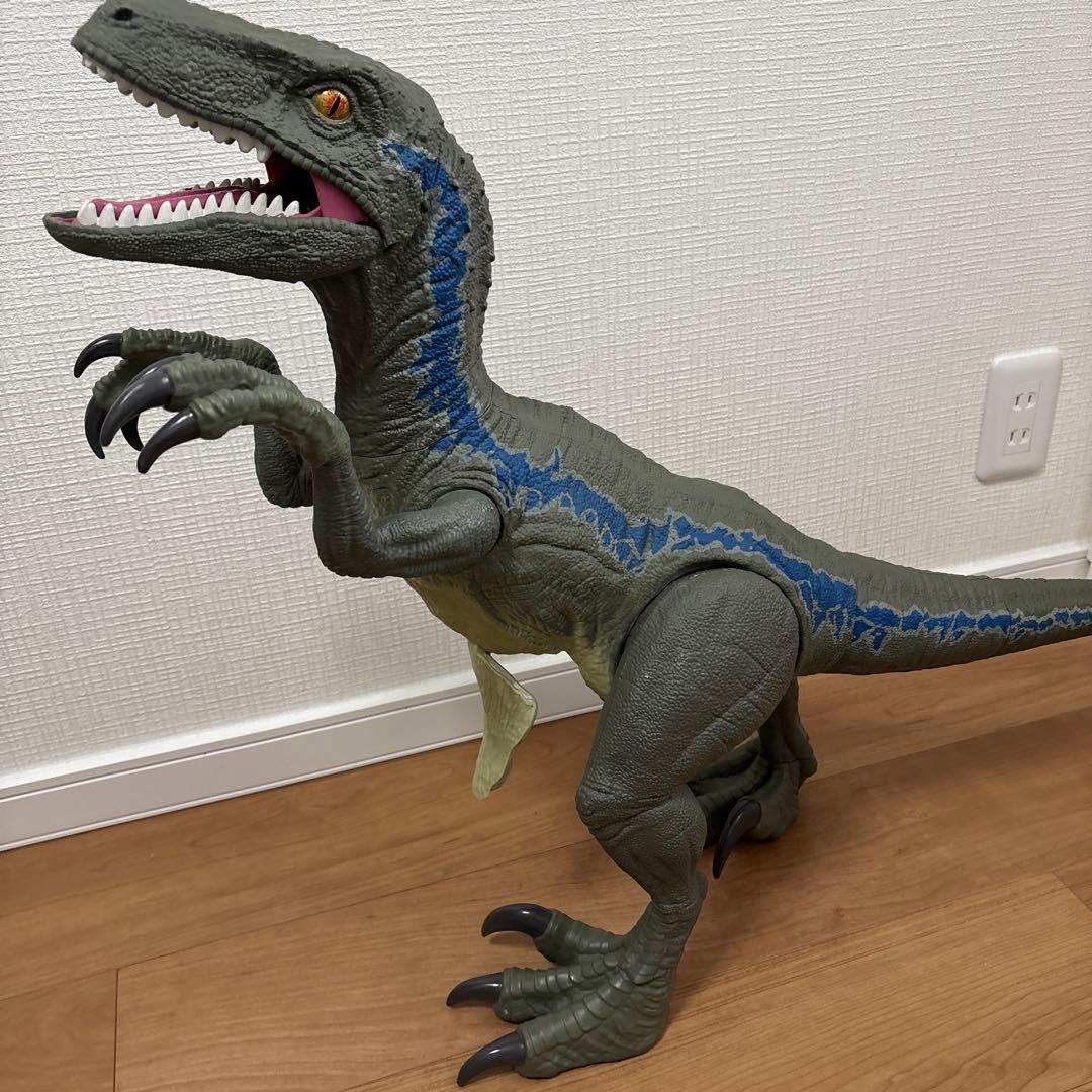 マテル ジュラシックワールド ブルー ヴェロキラプトル 約96cm