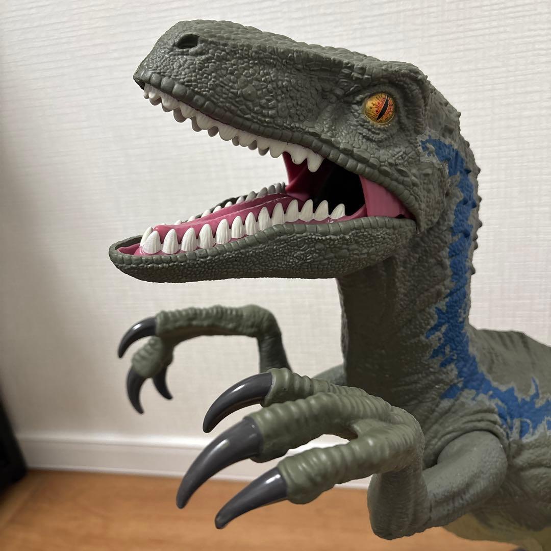 マテル ジュラシックワールド ブルー ヴェロキラプトル 約96cm