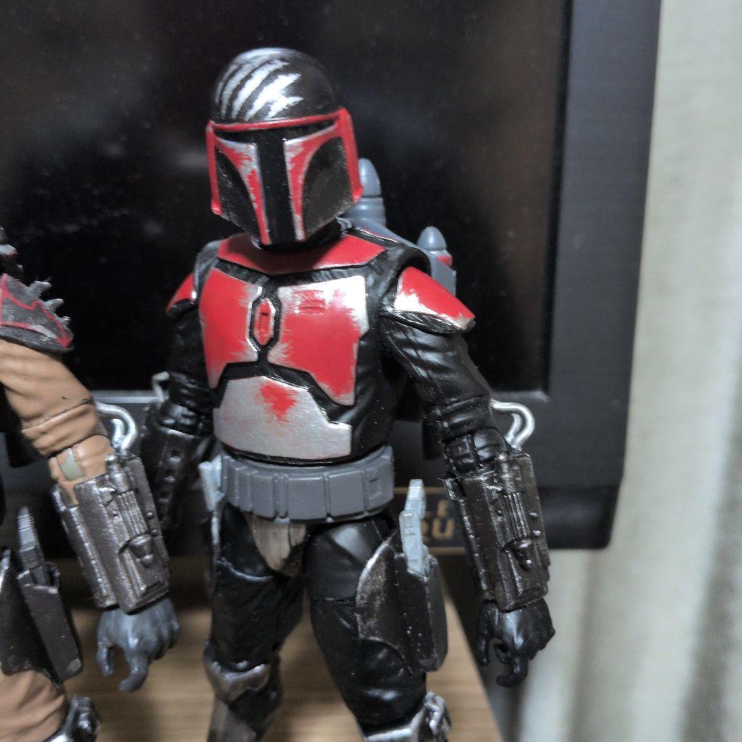 スターウォーズ　６インチ　マンダロリアン リペイント　カスタム　３体