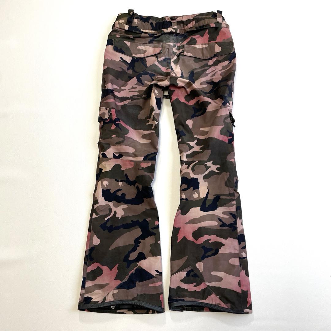 6671 ボルコム　パンツ　迷彩柄　ゴアテックス　カモフラ　スノボ　レディース