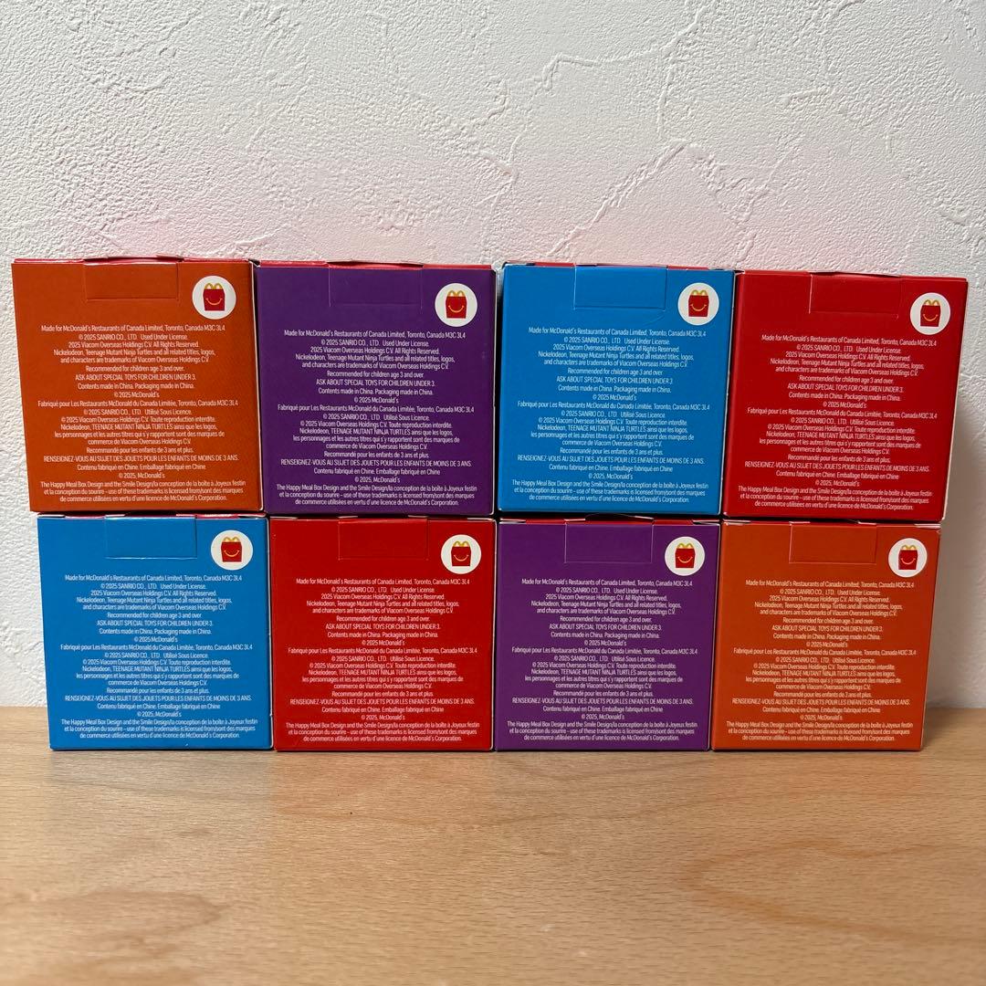 ニンジャタートルズ×ハローキティコラボ　8種コンプリートセット