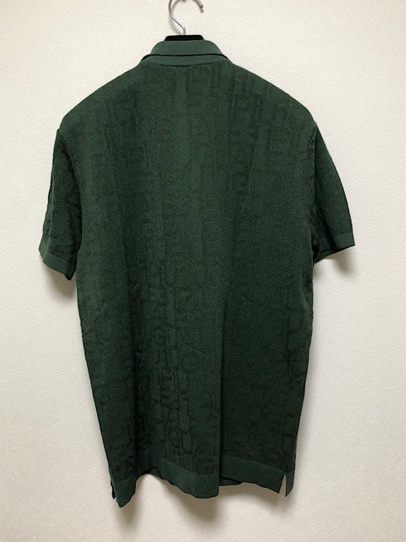新品1PIU1UGUALE3 GOLF定9.4万24SS半袖ニットセットアップ緑