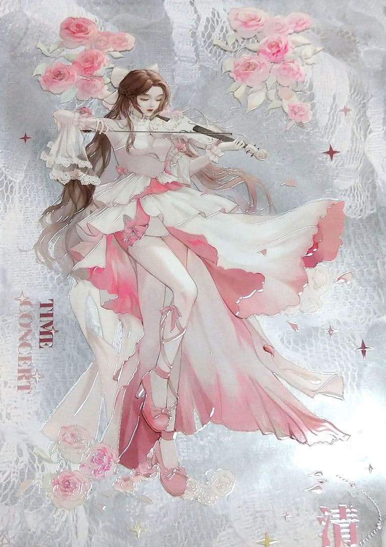 ✩のこり２✩J895＃花梦拾音(晶透)StudioⅥ切り売り海外人物マステ女の子