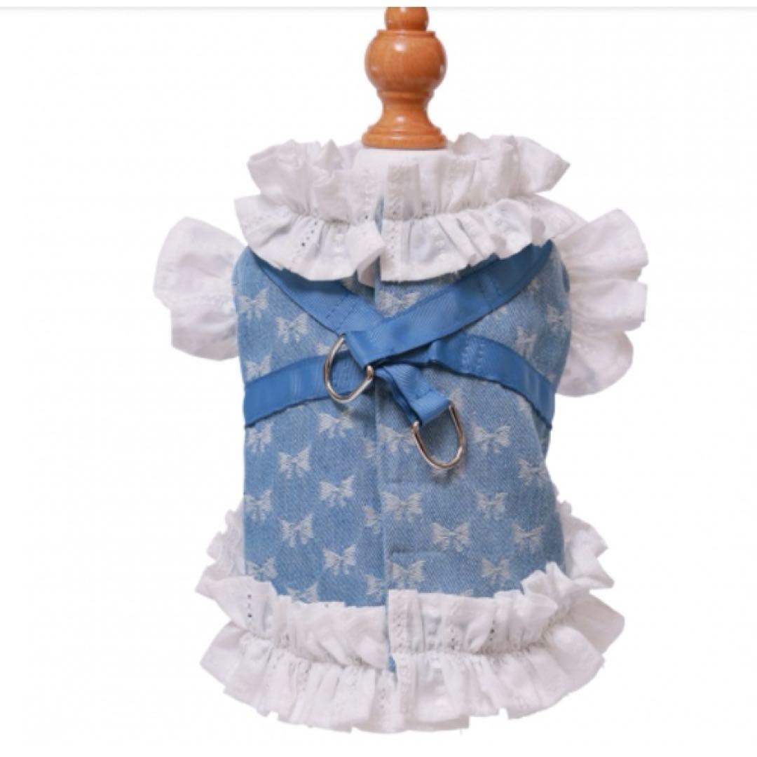 専用 ゴットピパ　COOLガーリーデニムハーネス　リボン柄　sサイズ　新品未使用