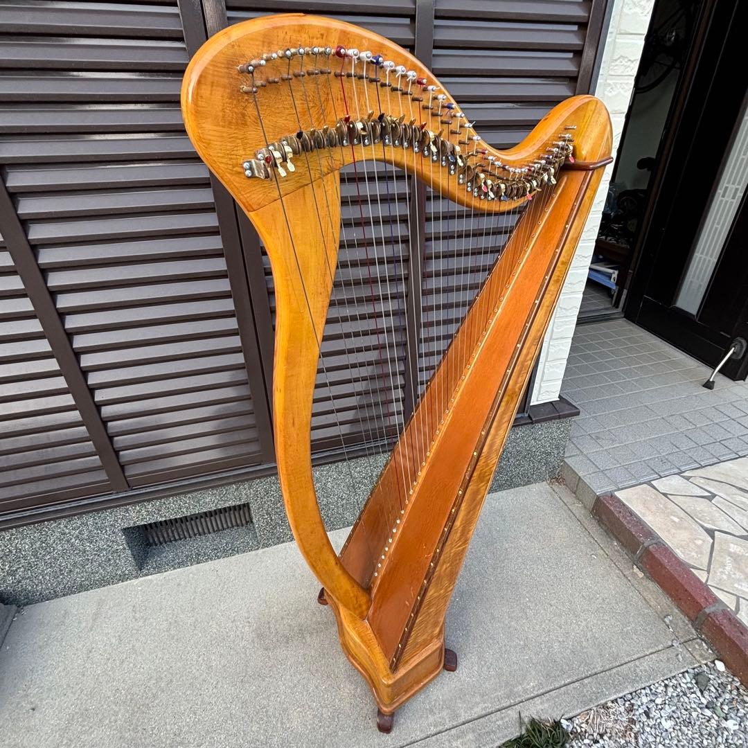 AOYAMA 青山ハープ　36弦 アイリッシュハープ レバーハープ