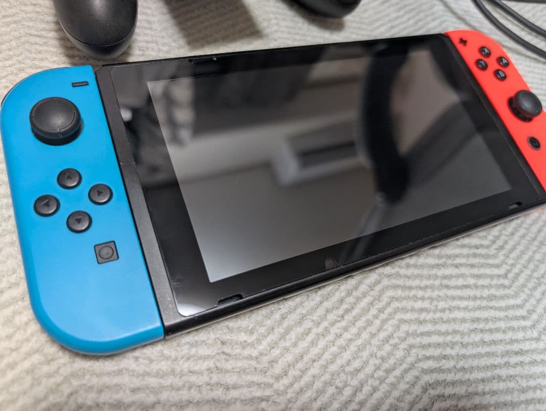 Nintendo Switch 青/赤 本体　microSDカード128GB付き