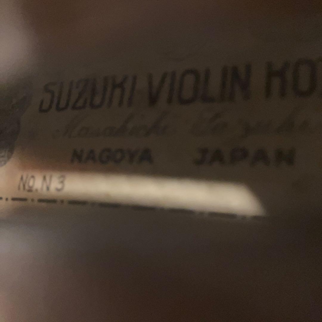 ※訳あり特価　104年前の鈴木正吉バイオリン 4/4サイズ No. N3