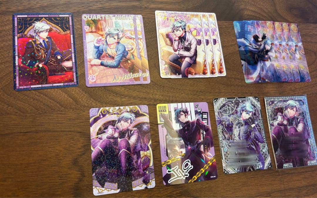 うたプリ　美風藍　SEC直筆サイン入り カードセット