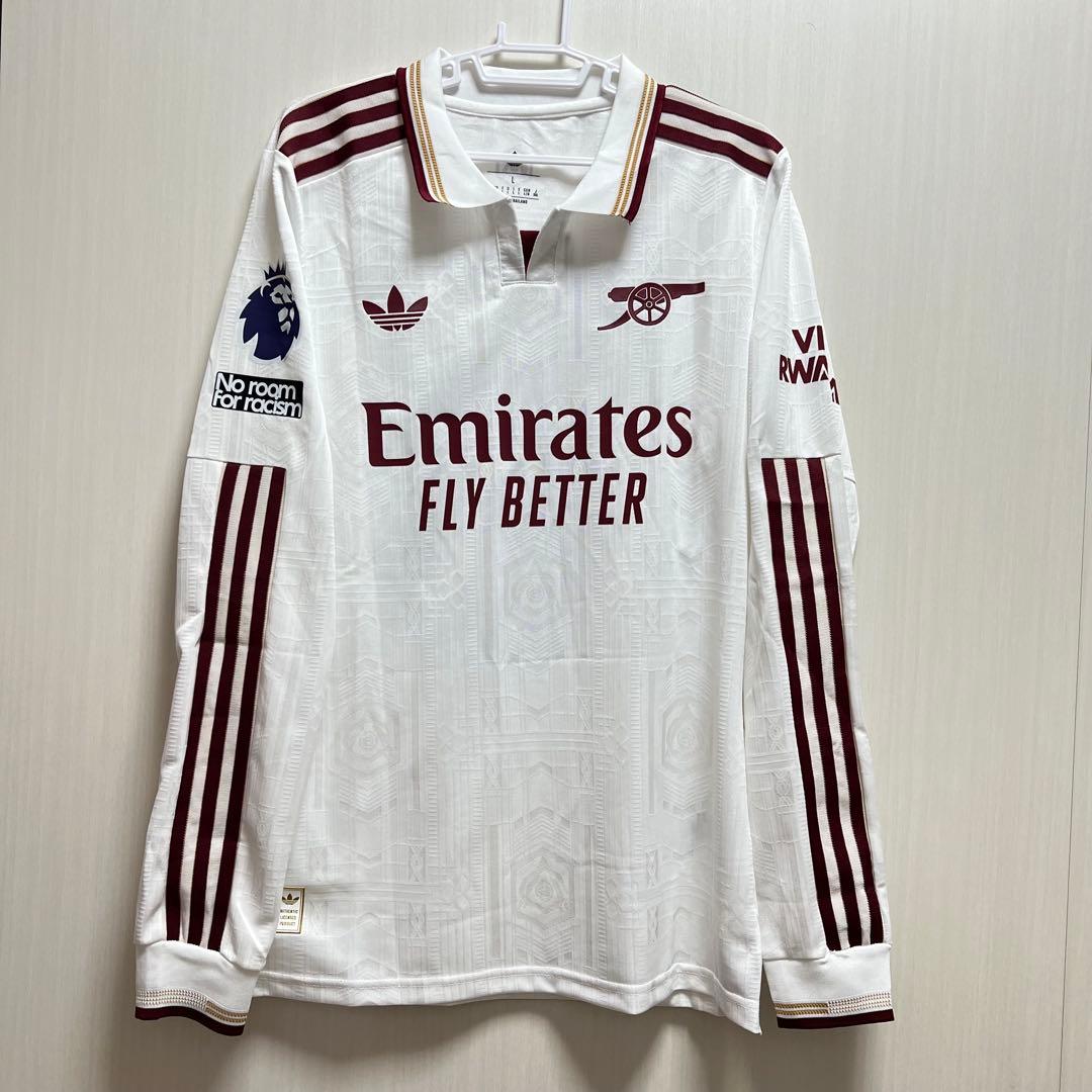 デ*ズ様 アーセナルFCユニフォームサード 25/26　ウーデゴール　長袖シャツ