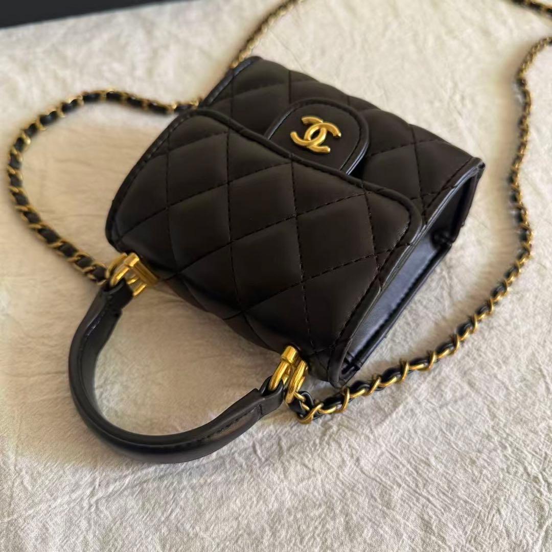 VIP限定 ノベルティ ミニ チェーン ショルダーバッグ ブラック