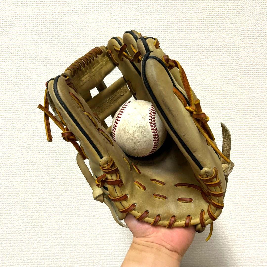 611 ミズノプロ タティスJr モデル 型抜群 即戦力 軟式 内野手グローブ