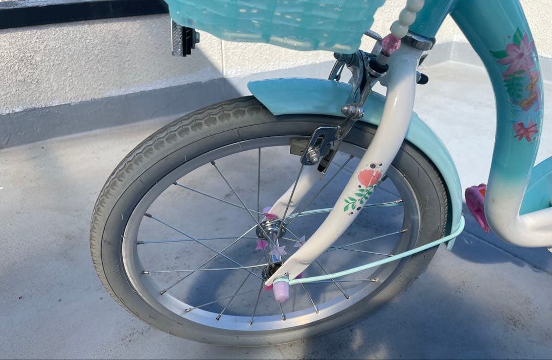 引き取り　アリエル　子供用自転車　18インチ　ディズニー　リトルマーメイド