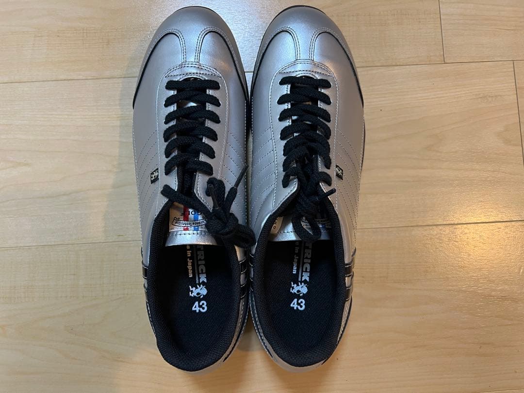 【新品】Patrick シルバー ゴルフシューズ サイズ43 定価¥25300