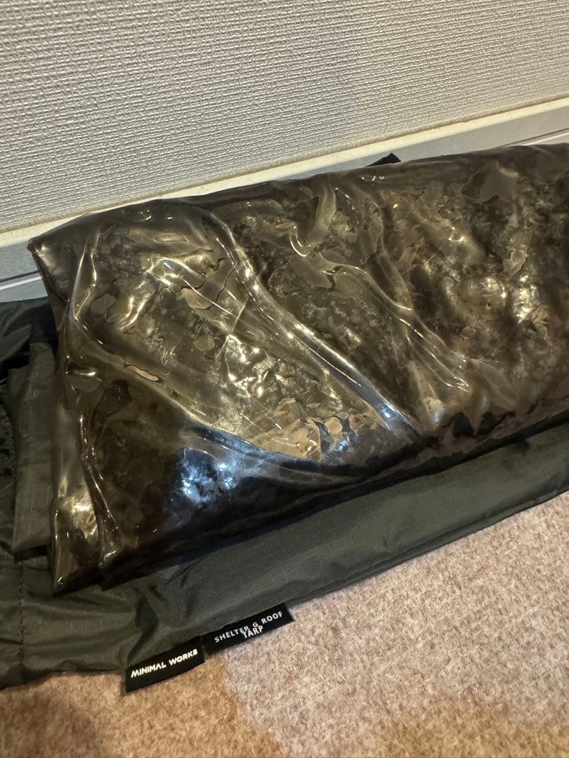 【美品】キャンプ用　MINIMAL WORKS シェルターg 2.0 チャコール