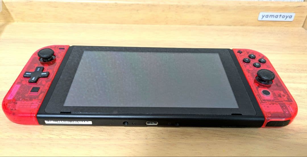 ニンテンドースイッチ 本体 Nintendo Switch クリアレッド換装品